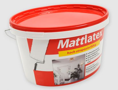 Latexfarbe Weiß matt 10l