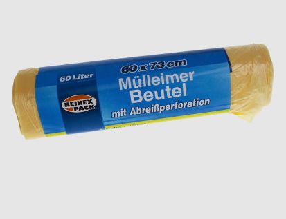 Müllbeutel für Schwingdeckeleimer 60 L