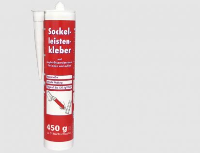 Sockelleistenkleber