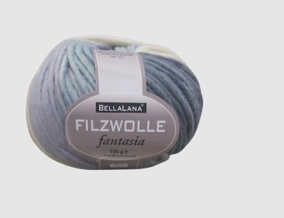 Strickgarn Filz Fantasia Grau