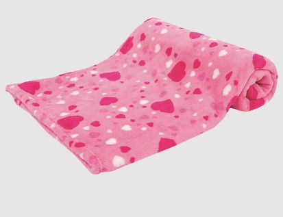 Hundedecke Softfleece Rosa